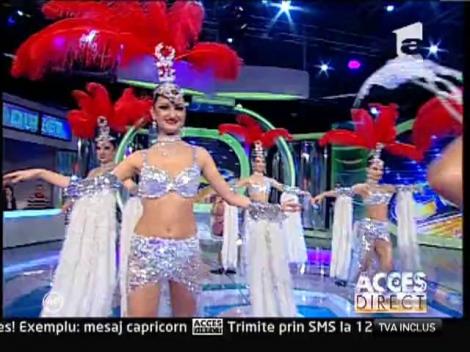 Dans cabaret cu fetele de la Mulanruj