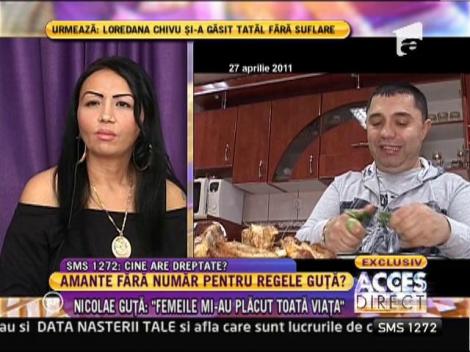 Istoricul amoros al lui Nicolae Guţă