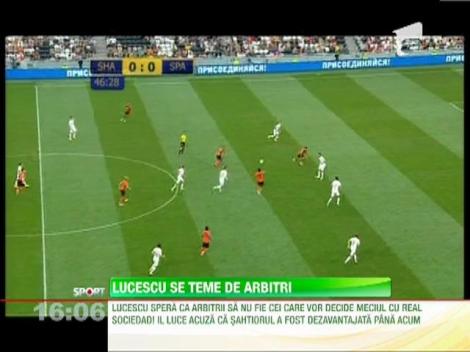 Mircea Lucescu se teme de arbitri