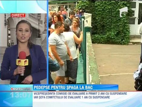 Pedepse pentru şpaga la BAC