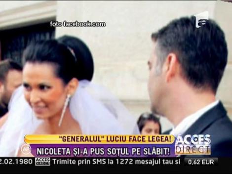 Nicoleta Luciu şi-a pus soţul la slăbit
