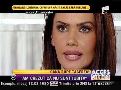 Oana Zăvoranu: "S-a creat o imagine greşită despre mine"