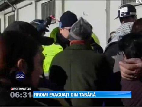 Autorităţile italiene au evacuat forţat 600 de rromi care trăiau în două barăci construite ilegal la Milano
