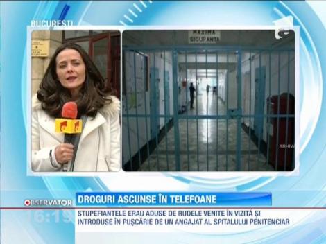 Droguri ascunse în telefoane la penitenciarul Jilava