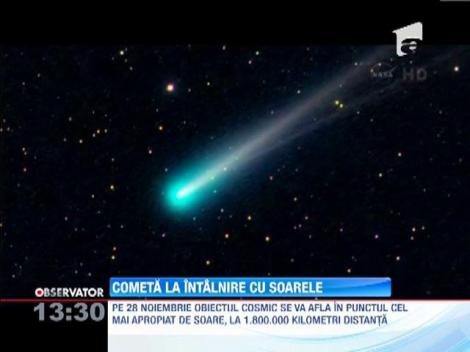 Moment astronomic de excepţie: O cometă va trece foarte aproape de Soare