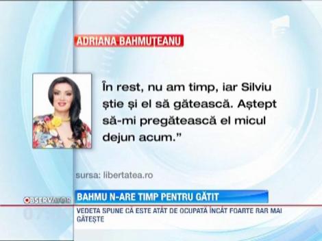 Silviu Prigoana nu a mai avut parte de celebrele murături ale Adrianei Bahmuţeanu