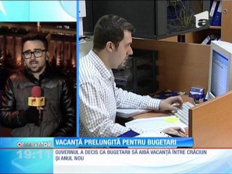 Vacanţă de iarnă prelungită pentru bugetari