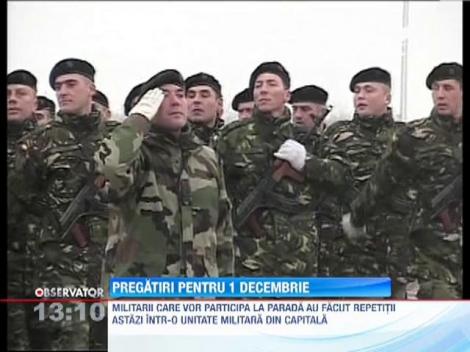 Pregătiri pentru 1 decembrie în Capitală