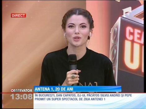 În Bucureşti, Dan Capatos şi Pepe promit un super spectacol de ziua Antenei 1