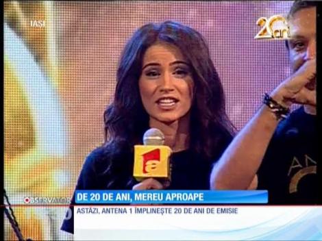 Iasi: La mulţi ani, Antena 1! De 20 de ani, mereu aproape de telespectatori