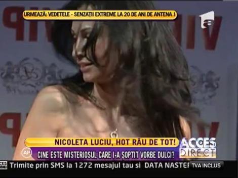 Nicoleta Luciu într-o ţinută extrem de sexy şi transparentă!