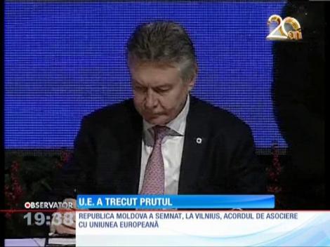 Republica Moldova semnează un acord istoric cu UE