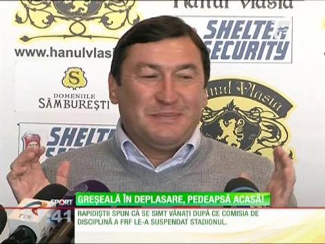 Rapid, expediată din Grant pentru ultimul meci din Liga a II-a din 2013