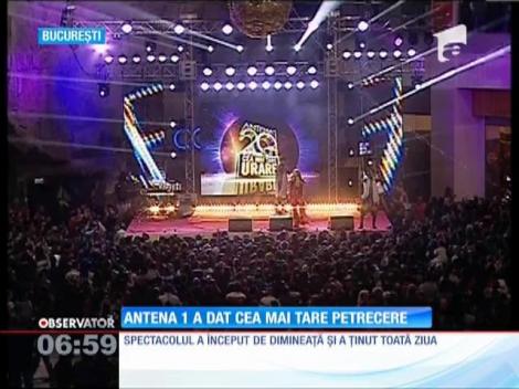 Antena 1 a dat cea mai tare petrecere