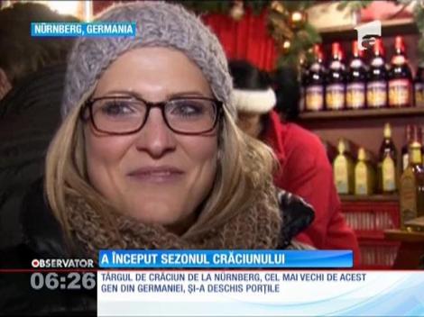 Cel mai vechi târg de iarnă şi-a deschis porţile, în oraşul Nurnberg