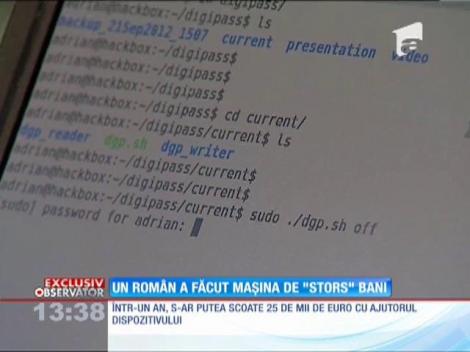 Un român a inventat maşina legală de făcut bani!