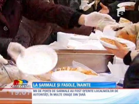 Meniul de 1 Decembrie: fasole cu cârnaţi sau ciolan afumat şi sarmale