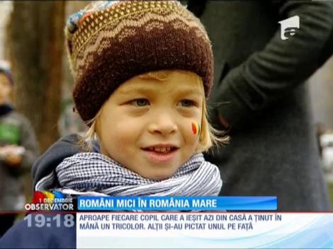 Copiii României au sărbătorit alături de părinţi Ziua Naţională