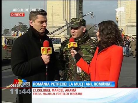 Militari străini prezenţi la defilarea de Ziua Naţională a României