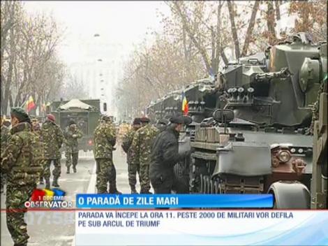 Parada militară din anul acesta, cea mai mare din ultimii ani