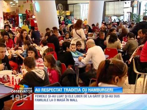 Înfrângere... aşteptată! În mall-uri, fasolea a fost învinsă de hamburger