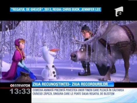 "Jocurile Foamei: Sfidarea" şi "Regatul de gheaţă" au doborât recordul de încasări în weekend-ul de Ziua Recunoştinţei