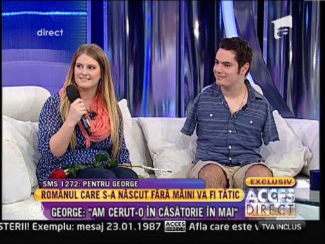 George, chitaristul român născut fără mâini, urmează să devină tătic