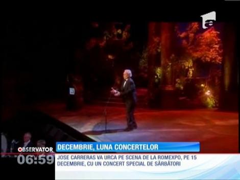 Decembrie, luna regalurilor muzicale: Demis Roussous, Jose Carreras şi Scorpions vor concerta la Bucureşti