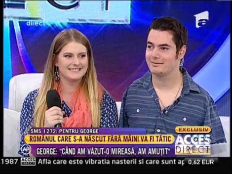 Imagini de la nunta lui George, chitaristul român născut fără mâini!