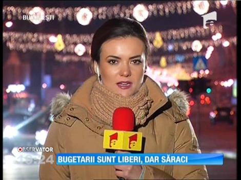 Mai multe zile libere pentru bugetari, de Crăciun și Revelion