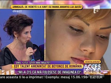 Edy Talent, ameninţat de amanta lui Nicolae Guță: "Mi-a zis că mă folosesc de imaginea ei!"