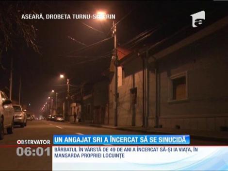 Un angajat al SRI a încercat să-şi ia viaţa, în Drobeta Turnu-Severin!