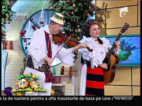 Cornelia și Lupu Rednic, la ”Neatza”: Au interpretat colinde