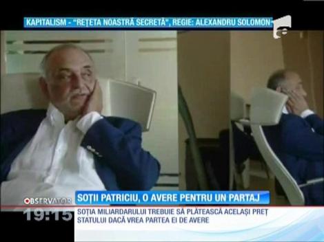 Divorţul soţilor Patriciu bagă în visteria statului 34 de milioane de euro!