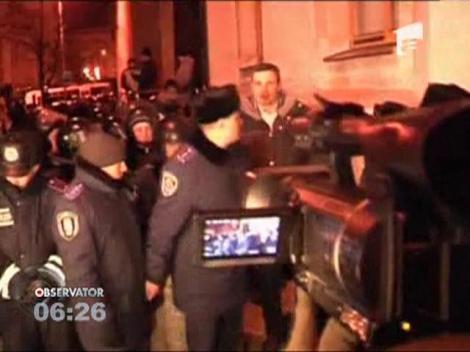 Manifestanţii din Kiev nu cedează