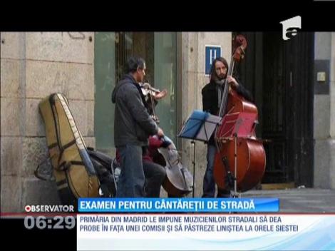 Concertele imporivizate pe străzile din Madrid nu mai sunt posbile fără autorizaţie