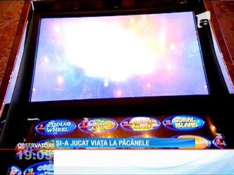 Şi-a jucat şi viaţa la păcănele şi a fost la un pas să o piardă