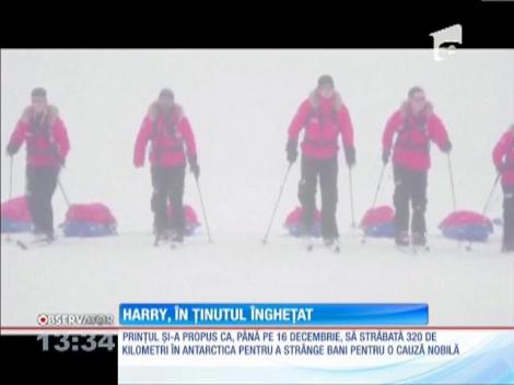 Expediţie caritabilă! Prinţul Harry continuă să străbată Polul Sud!