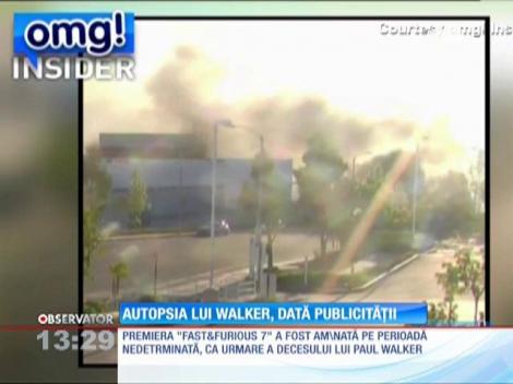 Autopsia lui Paul Walker, dată publicităţii