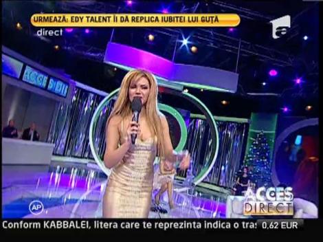 Mădălina, iubita lui Guţă, cântă la Acces Direct