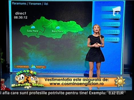 Vremea cu Flavia Mihășan: ”Temperaturi tot mai scăzute. Iarna nu ne mai păsuiește”