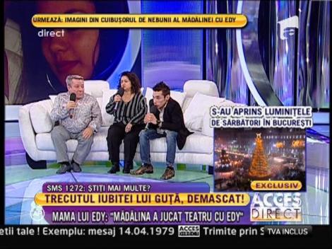 Mama lui Edy Talent: "Mădălina a jucat teatru cu Edy"
