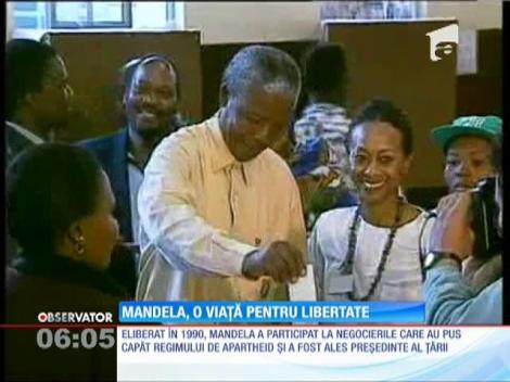 Nelson Mandela era un simbol al libertăţii pentru întreaga omenire