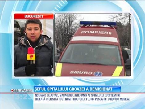 Şeful Spitalului Judeţean din Ploieşti a demisionat