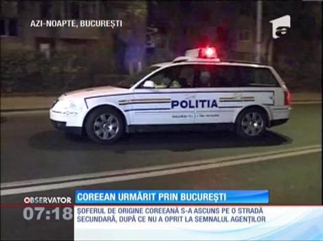 Urmarire ca-n filme in Bucureşti! Un sofer coreean a incercat sa scape de politie