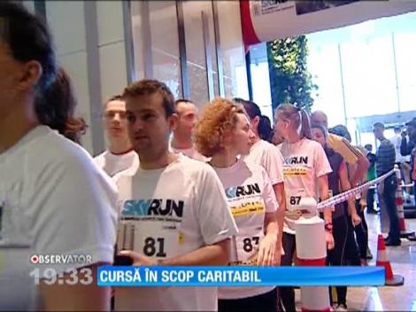 Cursă pentru viaţă în cea mai înaltă clădire din România