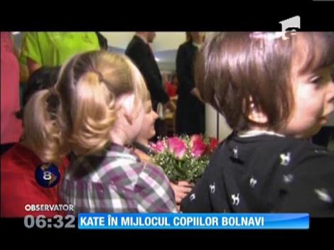 Ducesa de Cambridge a vizitat un centru pentru copiii bolnavi de maladii incurabile