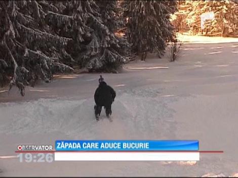 Zăpada care aduce bucurie