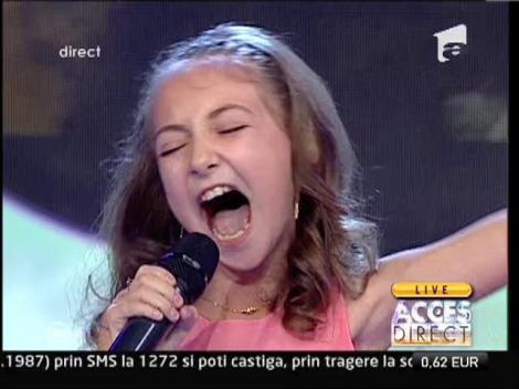Elena Hasna a interpretat LIVE melodia lui Celine Dion - ”I surrender”