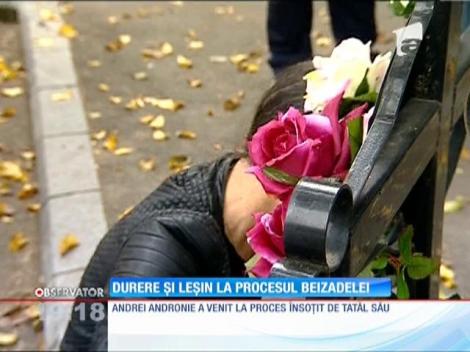 Durere şi leşin la procesul lui Andrei Andronie